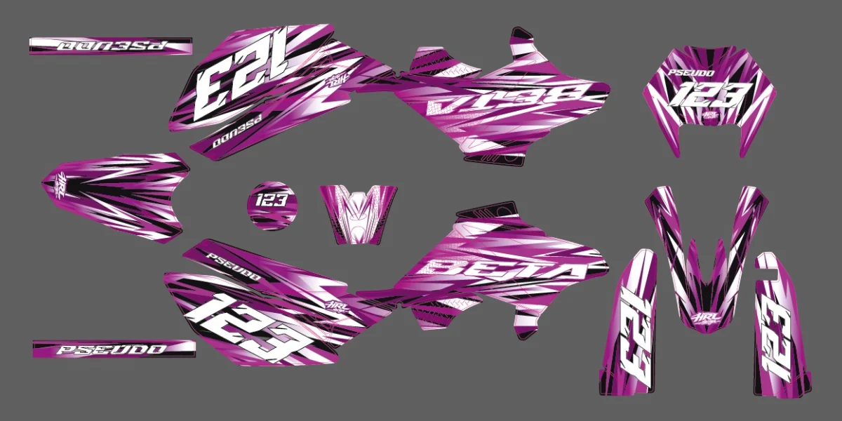 Kit déco Design 01 violet