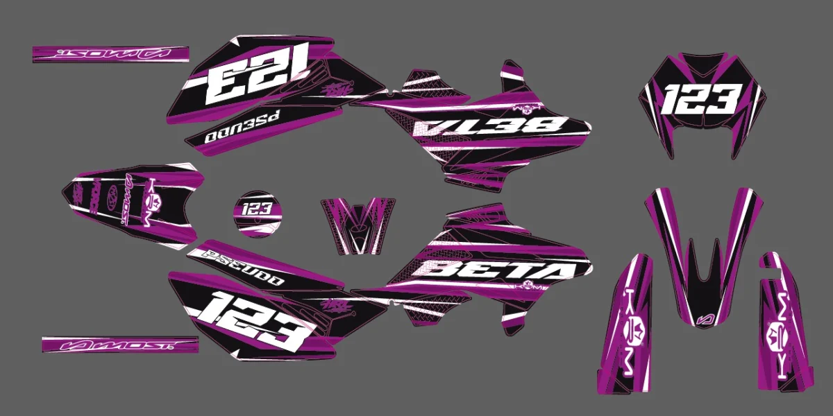 Kit déco Design 05 violet
